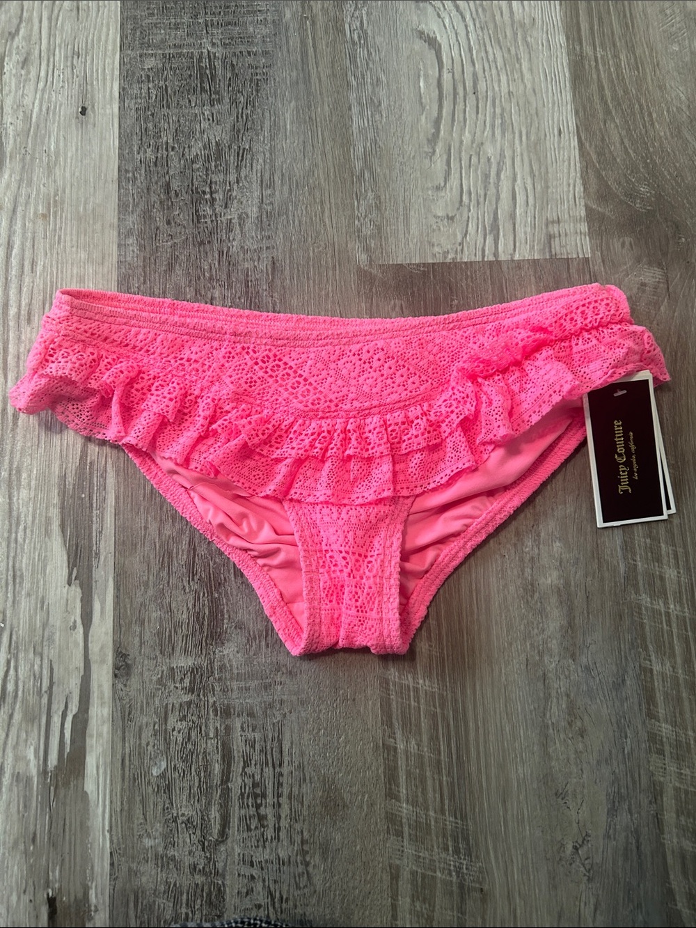 Juicy couture ruffled bikini bottoms